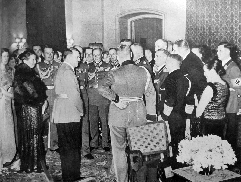 Reception for the commander-in-chief of the Wehrmacht and the commanding generals and admirals with their wives